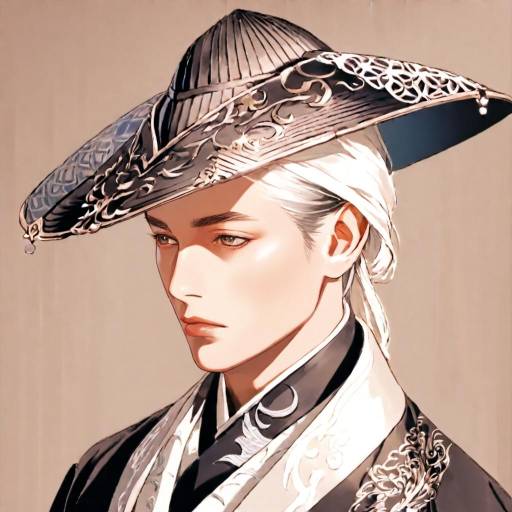 Elegant Elder Portrait of East Asian Male Elegant Elder Portrait of East Asian Male