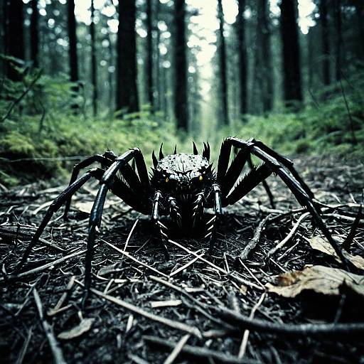 Creepy Claw in Dark Forest