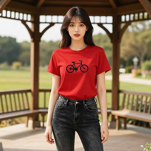 Hourglass Woman in Tokyopop Style