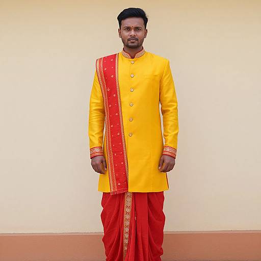 South Indian Groom in Traditional Attire