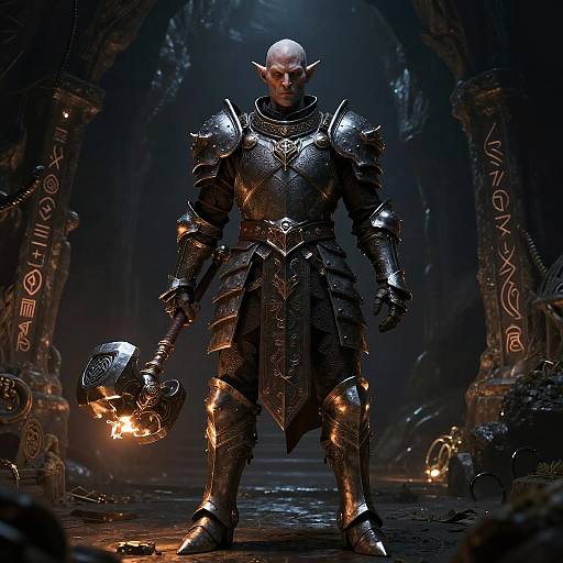 Duergar Paladin in Ornate Armor
