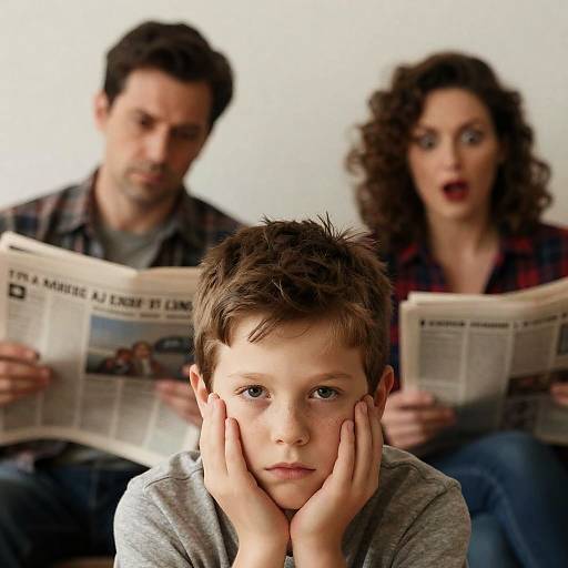 Candid Family Scene in Warm Light