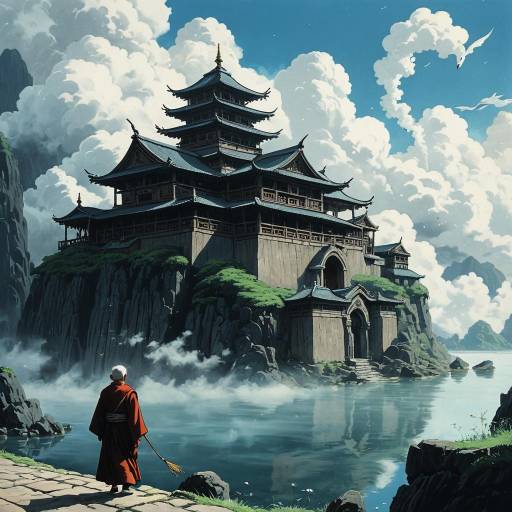 Elder Monk's Dreamy Floating Adventure