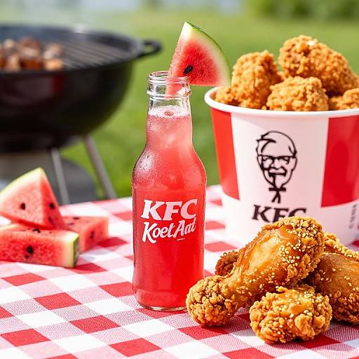Retro KFC Watermelon BBQ Feast