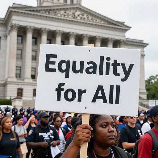 Protest Sign for Equality Rally