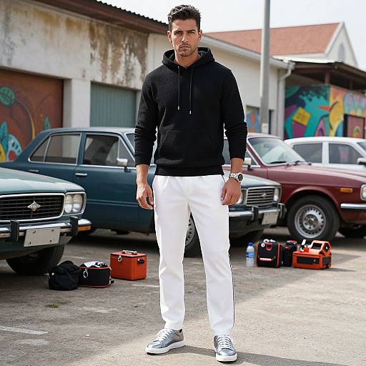 Urban Chic Man in Designer Casual