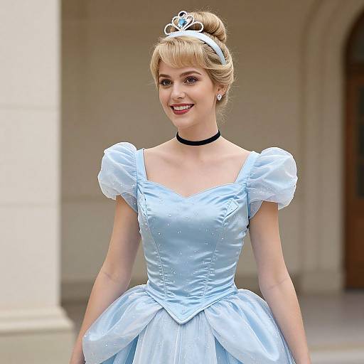 Cinderella Blue Dress with Tiara