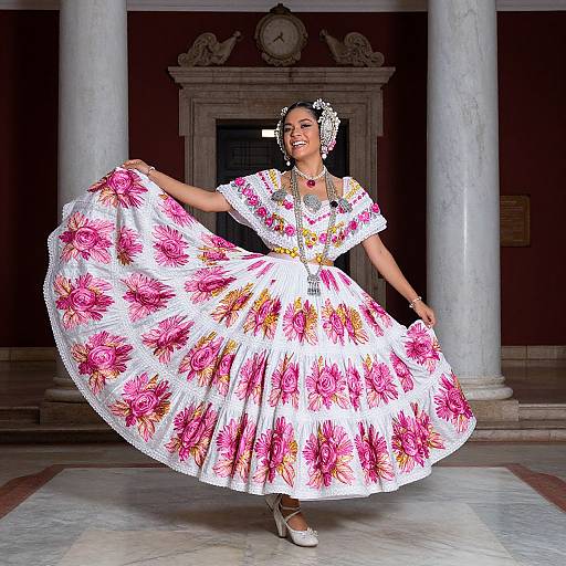 Realistic Maria Clara Dance Portrait