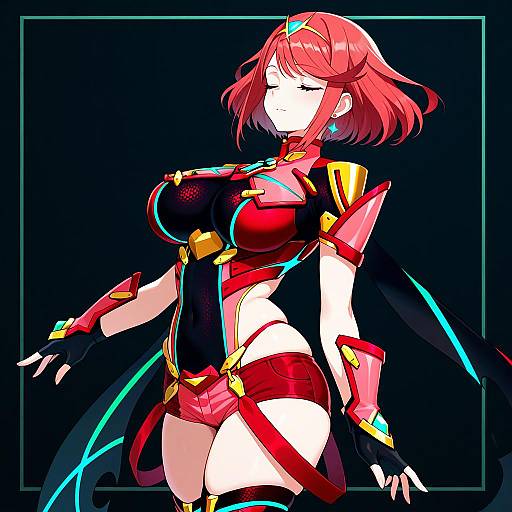 BotW-style Pyra in Skin-tight Armor
