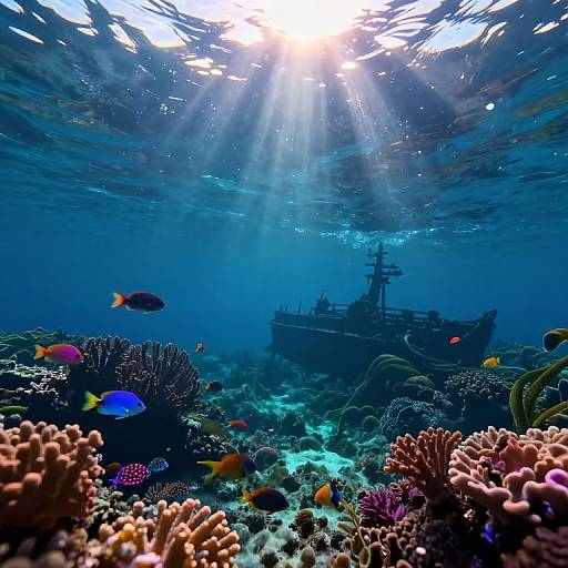 Surreal Underwater Bug's-Eye View