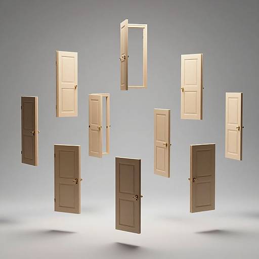 Ballet of Floating Portal Doors