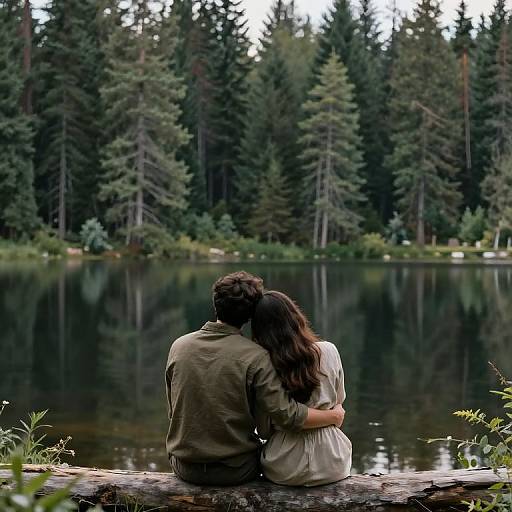 Soulful Embrace by Serene Lake