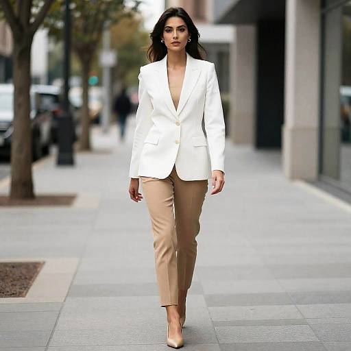 Woman in Casual Shell Suit