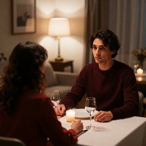 Intimate Dinner Table Scene Photograph