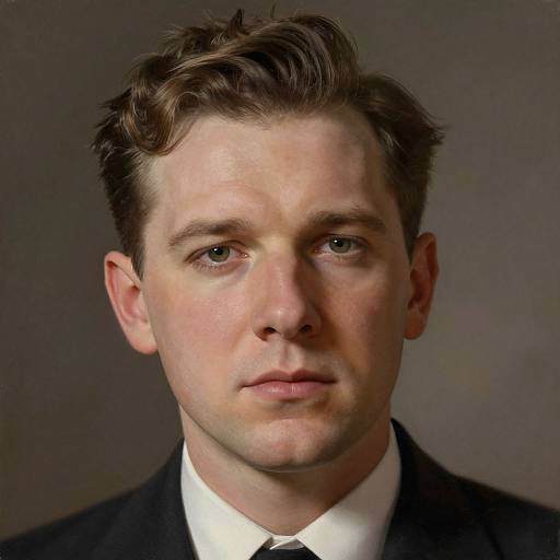 1952 Young US President Portrait