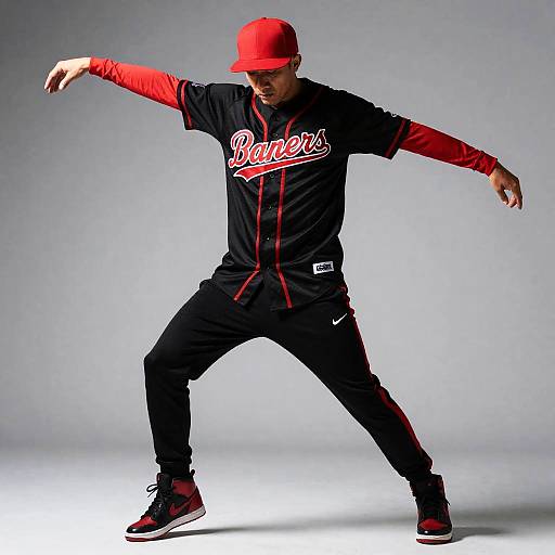 Urban Dancer in Baseball Jersey
