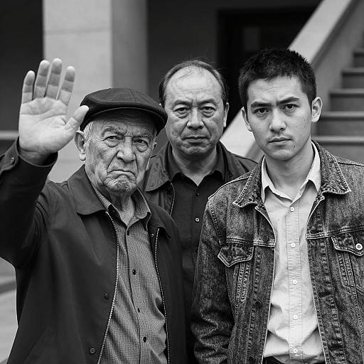 Emotions Captured in Black and White