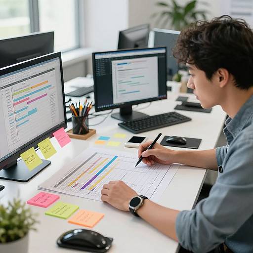 Project Planning in Modern Office