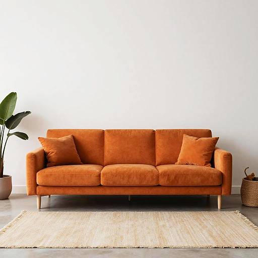 Realistic Modern Minimalist Living Room Design