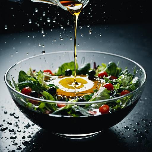 Elegant Oil and Vinegar Fusion in Bowl