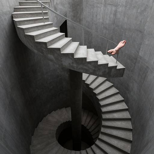 Infinite Spiraling Dimensional Staircase