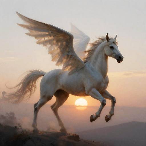 Realistic Fantasy Pegasus Artwork