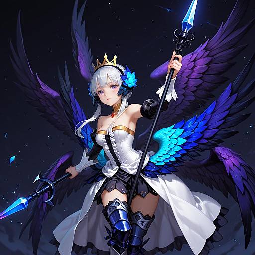 Illustration of Gwendolyn (odin sphere), odin sphere in the style of Ina (1813576)