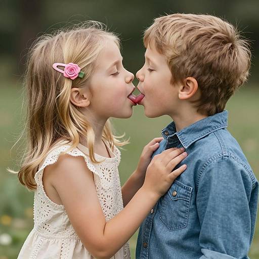 Innocent Childhood Moment Captured