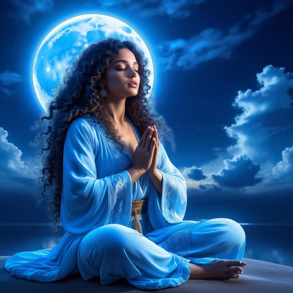 Mystical Meditation Under a Full Moon