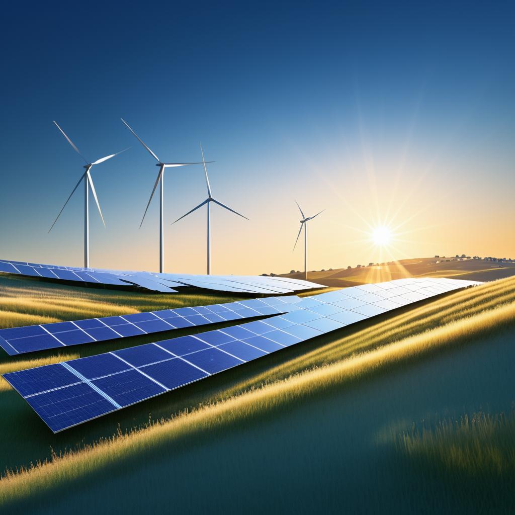 Renewable Energy: Solar Panels and Wind Turbines