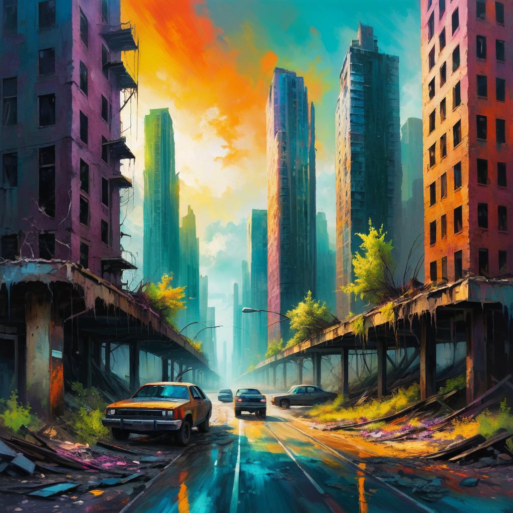 Surreal Resilience in a Post-Apocalyptic City