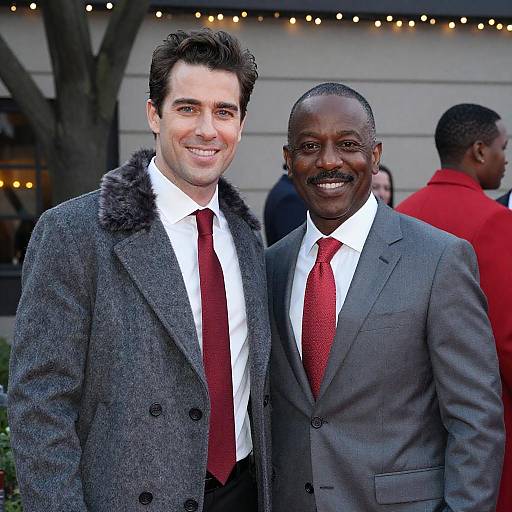 Capturing Friendship: Two Smiling Men