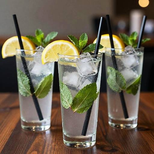 Refreshing Lemon Mint Drinks