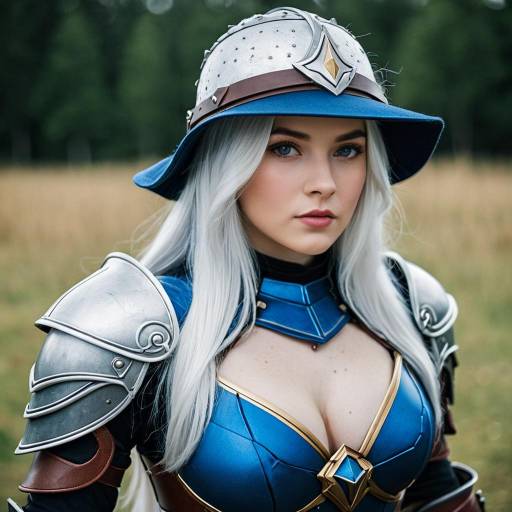 Enchanting Ashe Cosplay with Armor