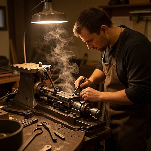 Rustic Workshop Metal Craftsman