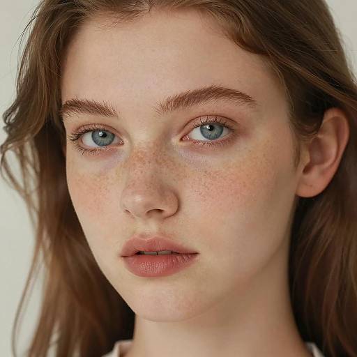 Delicate Portrait of a Young Woman