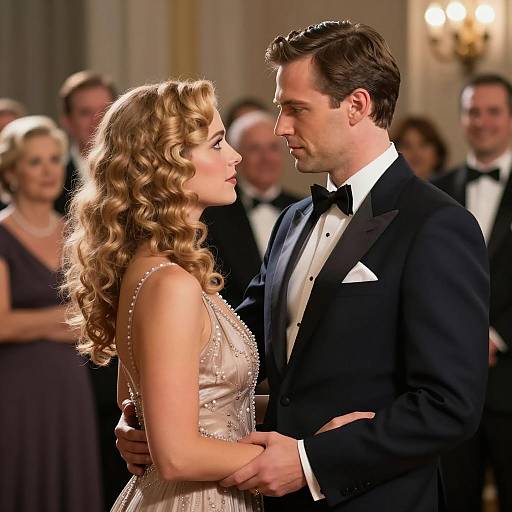 Elegant Dance Scene With Intense Connection