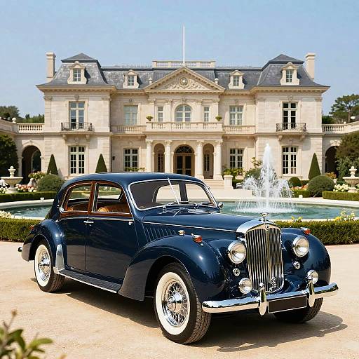 Vintage Luxury Car by Grand Mansion