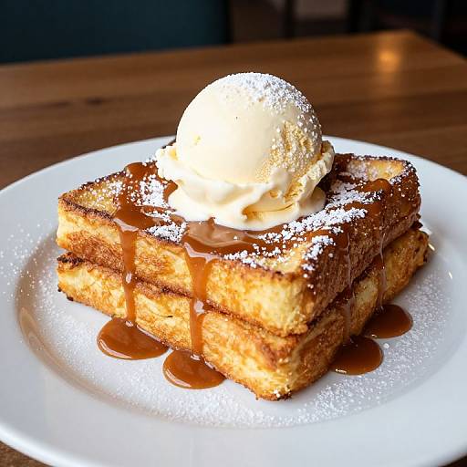 Decadent Caramel French Toast Stack