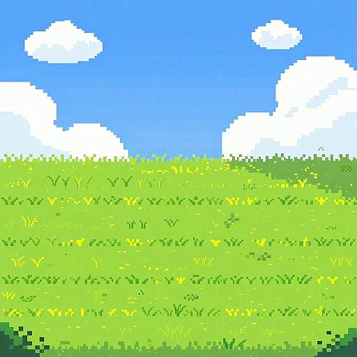 Panoramic Pixel Art Stardew Valley Farm