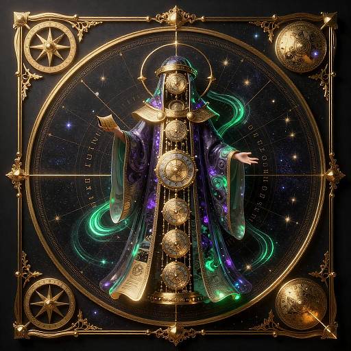 Orbital Archivist of Celestial Scrolls