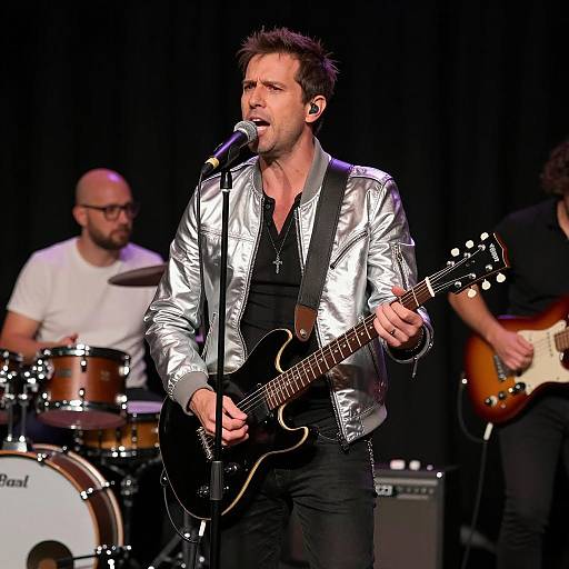 Dynamic Live Music Performance Scene