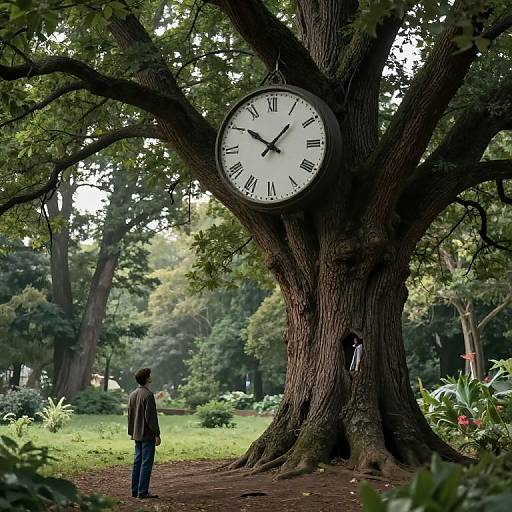 Enigmatic Grove with Timeless Tree