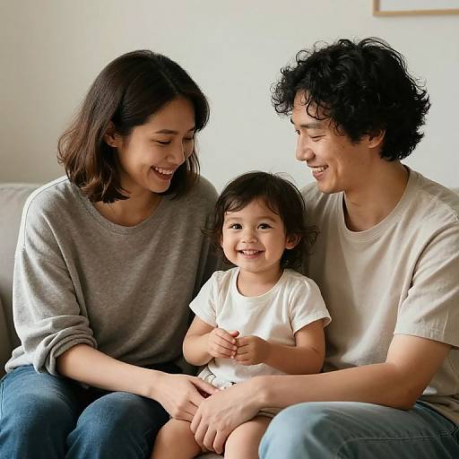 Radiant Smiles and Tender Gestures