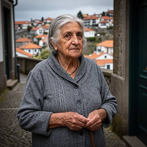 Old Woman in Madeira Portugal 2015