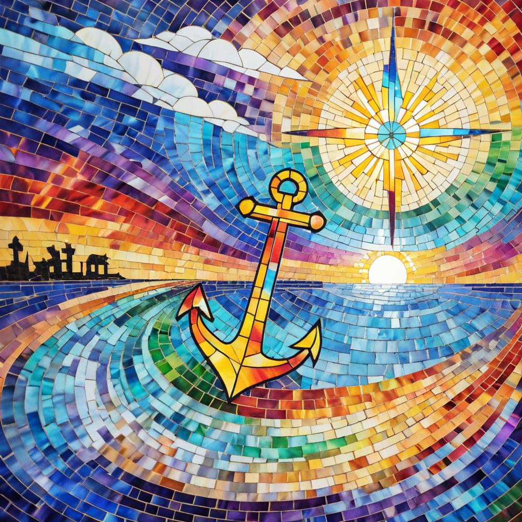 Mosaic of Hope and Resilience Art