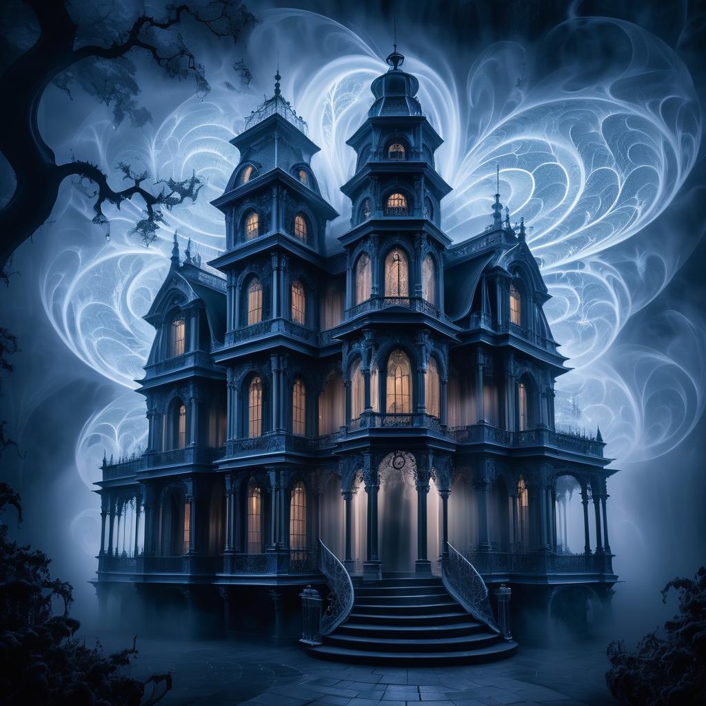 Haunted Mansion Meets Fractal Architecture