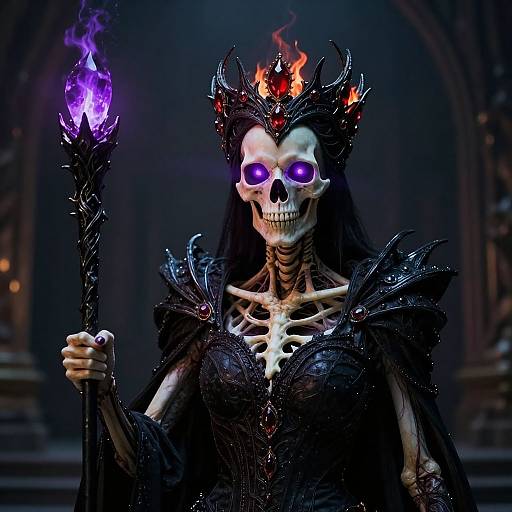 Regal Lich Razhara Cinematic Portrait