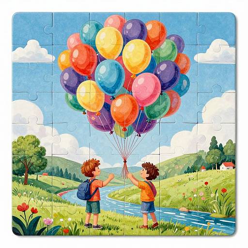 Balloons Over the Bay Puzzle
