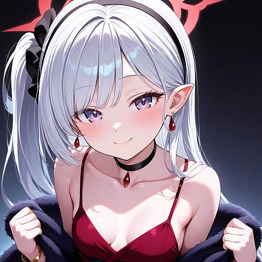 Illustration of Mutsuki (dress) (blue archive), blue archive in the style of Tokiomi tsubasa